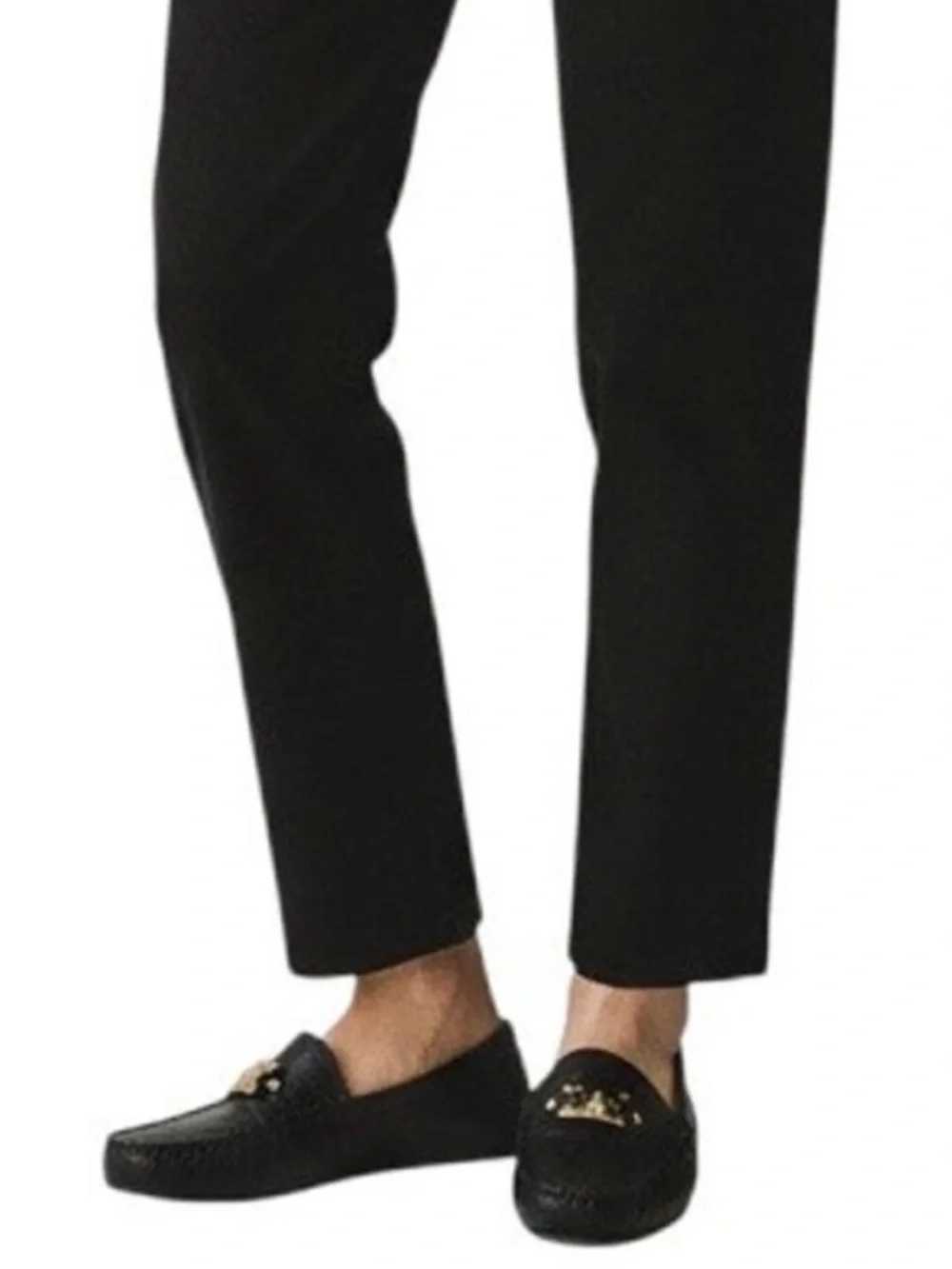 KATE SPADE Carmen Black Leather Loafers Sz. 10